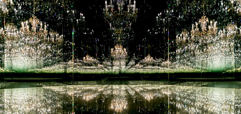 Ein bisschen Unendlichkeit: Der Infinity Room der japanischen Künstlerin Yayoi Kusama. (📷 by Swarovski Kristallwelten)